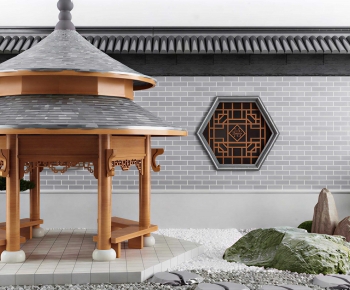 Japanese Style Courtyard/landscape-ID:608720821