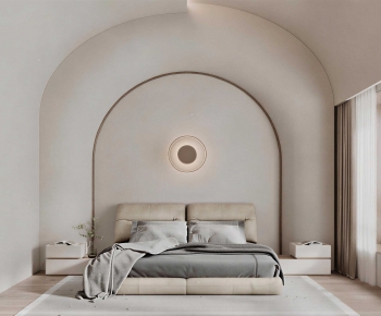 Wabi-sabi Style Bedroom-ID:812427049