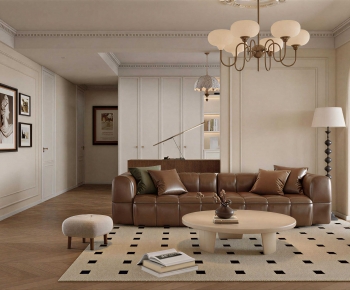 French Style A Living Room-ID:493279939
