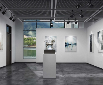 Industrial Style Exhibition Hall-ID:964776042