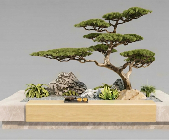 New Chinese Style Plant Landscaping-ID:131309051