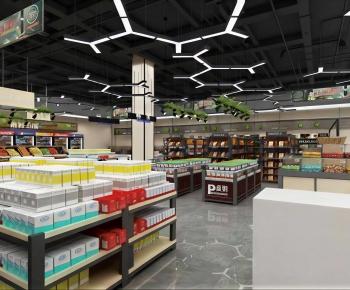 Industrial Style Supermarket-ID:911446094