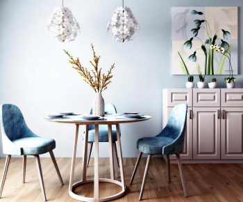 Modern Dining Table And Chairs-ID:278752091