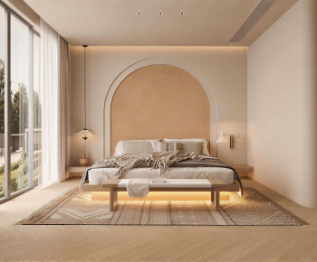 Wabi-sabi Style Bedroom-ID:309673075