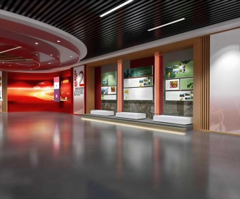 Modern Exhibition Hall-ID:329507112