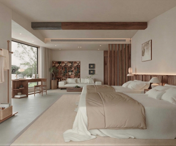 Wabi-sabi Style Guest Room-ID:146020894
