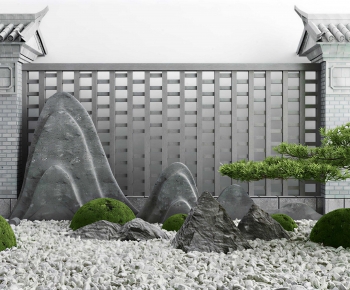 New Chinese Style Rockery Waterscape-ID:882213121