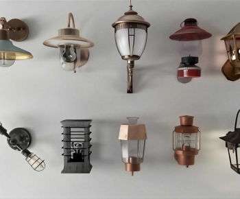 Industrial Style Wall Lamp-ID:840665105