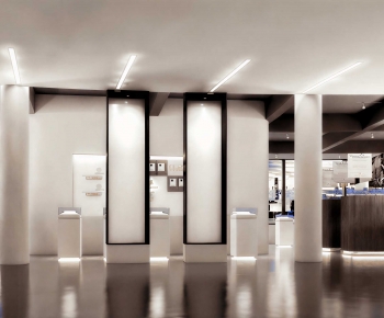Modern Exhibition Hall-ID:466517938