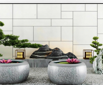 New Chinese Style Courtyard/landscape-ID:408991101