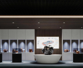Modern Exhibition Hall-ID:196897034
