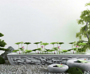 New Chinese Style Rockery Waterscape-ID:886885889