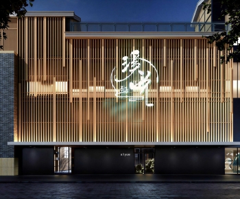 New Chinese Style Facade Element-ID:290323021