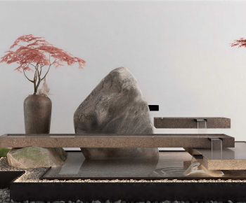 New Chinese Style Rockery Waterscape-ID:402604108