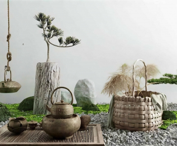 New Chinese Style Rockery Waterscape-ID:336618903