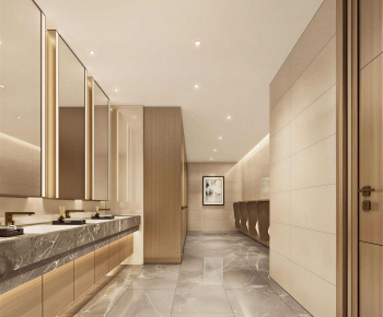 Modern Public Toilet-ID:659725904