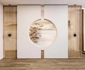New Chinese Style Hallway-ID:247391945