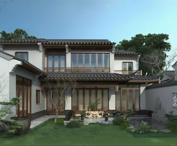 New Chinese Style Courtyard/landscape-ID:685260061