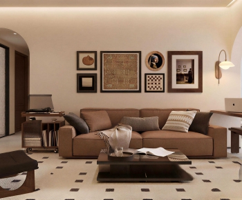 New Chinese Style A Living Room-ID:117105961