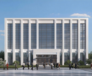 Modern Appearance Of Commercial Building-ID:857331991