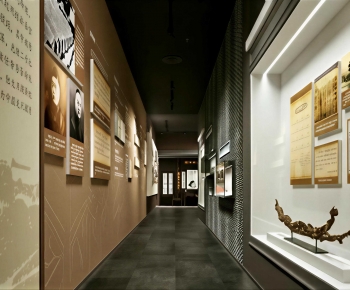 New Chinese Style Exhibition Hall-ID:743952043