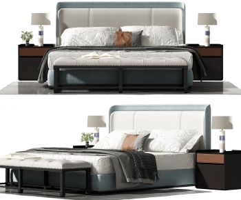 American Style Double Bed-ID:866472963