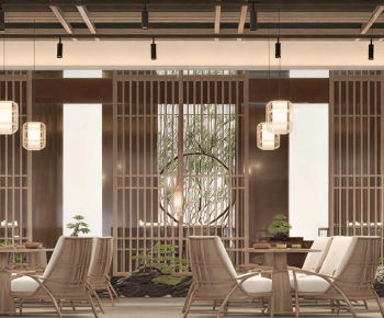 New Chinese Style Teahouse Tea House-ID:687886002