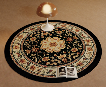 American Style Circular Carpet-ID:950969937