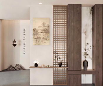 New Chinese Style Hallway-ID:417329071