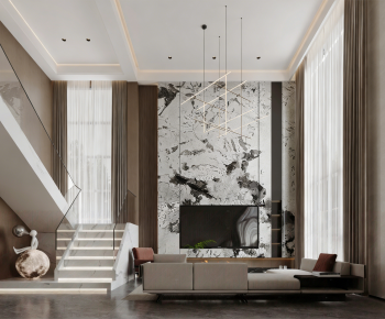 Modern A Living Room-ID:244545944