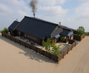 Chinese Style Residential Building-ID:917119037