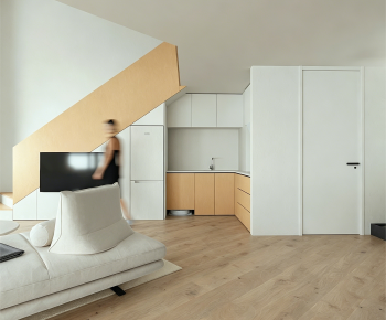 Modern A Living Room-ID:687866938