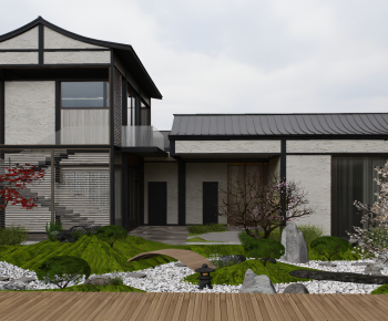 New Chinese Style Courtyard/landscape-ID:228492989