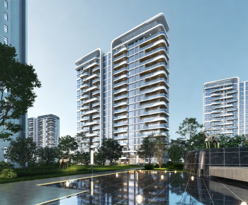 Modern Residential Building-ID:456901073