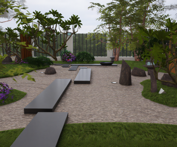 Modern Courtyard/landscape-ID:601119048