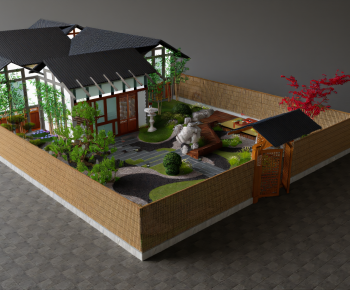 New Chinese Style Courtyard/landscape-ID:659564974