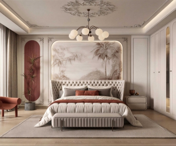 French Style Bedroom-ID:741190913