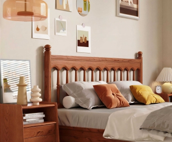 Modern Double Bed-ID:291003941
