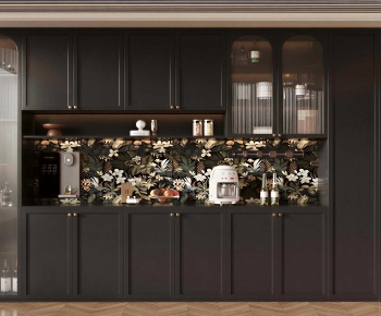 French Style Wine Cabinet-ID:638385066