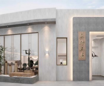 New Chinese Style Facade Element-ID:942272903
