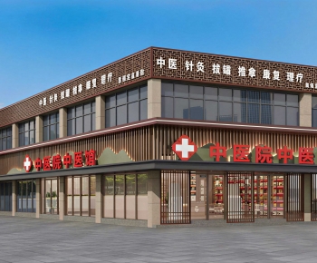New Chinese Style Facade Element-ID:217818026
