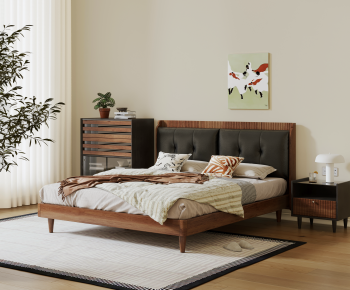 Modern Double Bed-ID:423331987