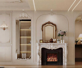 French Style Fireplace-ID:306759126