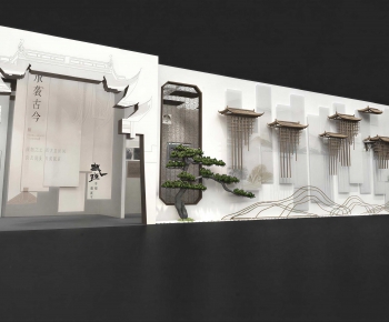 New Chinese Style Facade Element-ID:728022105