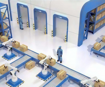 Modern Factory Floor/warehouse-ID:122761968