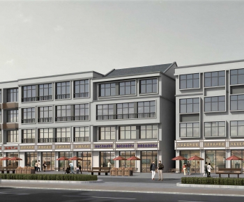 Modern Appearance Of Commercial Building-ID:867979055