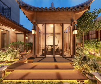 New Chinese Style Courtyard/landscape-ID:531361107