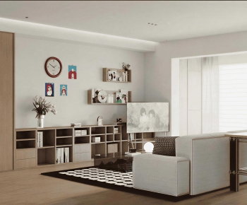 Japanese Style A Living Room-ID:342865943