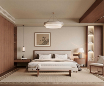 New Chinese Style Bedroom-ID:732635974