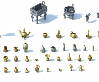 Chinese Style Decorative Set-ID:670984986